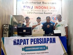 Anniversary ke 6 FWJ Indonesia Akan Digelar Di Pesona Krakatau Anyer, Ini Penjelasan Panitia