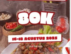 Menyambut HUT RI Ke-80, Kungfu Live Seafood Market Mega Bekasi Tawarkan Promo Menarik
