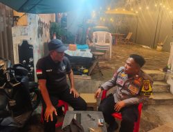 Bhabinkamtibmas Benhil Sambangi Pos Satkamling RT 17/04, Perkuat Sinergi dan Cegah Curanmor