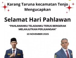 Suherman Oki Ketua Kartar Tenjo ” Para Pemuda Wajib Mengenang Jasa Pahlawan Dan Menjadi Generasi Penerus Bangsa Berprestasi