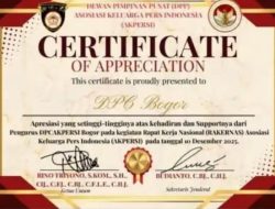 ORGANISASI DPC AKPERSI kabupaten Bogor Raih Penghargaan