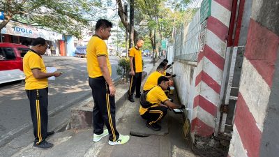 ‎Sambut Hari Bhayangkara ke-80, Polres Cianjur Hapus Coretan “ACAB” di 14 Titik