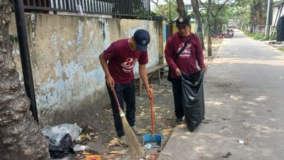 Bukan Hanya Menyukseskan Acara, Karang Taruna Kenanga Jaga Kebersihan Demi Warga